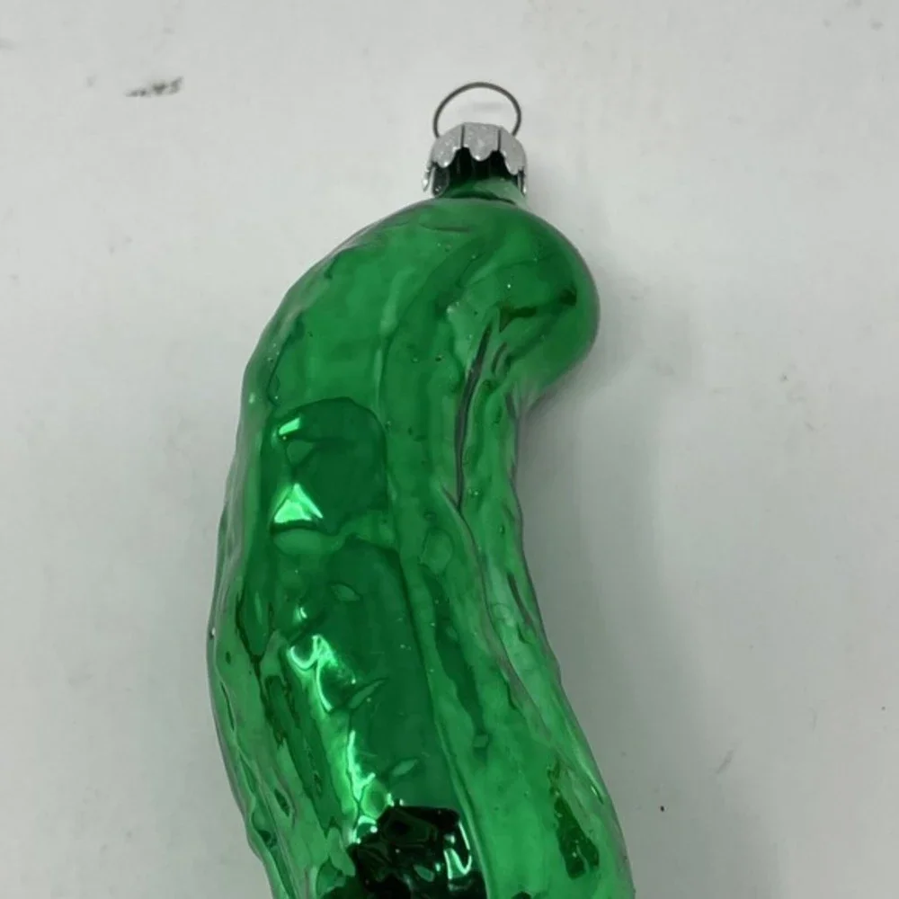 Victorian‎ Trading Christmas Pickle Blown Glass Ornament Legend Of The Pickle